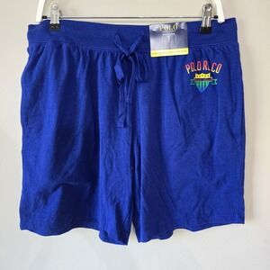 Polo‎ Ralph Lauren Mens Sleep Shorts 6 Inch Comfort Length Royal Blue L